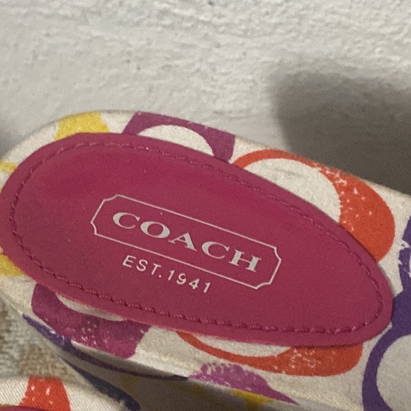 Coach wedge👡7.5+Zip Wallet🔑⛓+Loungefly/Disney👑Princess bag💕 - Picture 13 of 17